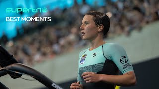 Top Moments  supertri E Triathlon World Championship Powered By Zwift 2023 [upl. by Llenoil764]