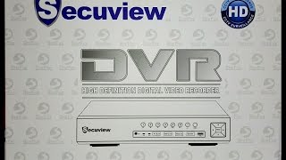 HOW TO CONNECT SECUVIEW AHD DVR  DIGITAL VIDEO RECORDER TO INTERNET [upl. by Cyrillus]