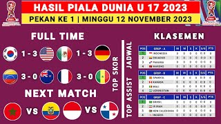 Hasil Piala Dunia U 17 Hari Ini  Meksiko vs Jerman  Klasemen Piala Dunia U 17 2023 Terbaru [upl. by Yelrihs]