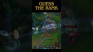 GUESS THE RANK 🩷 WRITE IN COMMENT 👇epicmoments leagueoflegends lol gaming highlights [upl. by Nimesh]