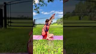 Leg Stretch Hip Mobility Easy Flexibility Flow yogaexercise yoga flexibility shorts [upl. by Mutat]