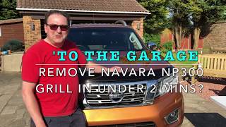 Navara NP300 Grill removal in under 2 minutes [upl. by Genna]