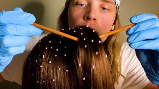 Removing Lice From Your Hair ASMR [upl. by Forward]