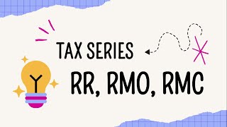 Tax Series  Difference among BIR RRs RMOs and RMCs Explained [upl. by Mordy]