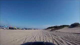 Acceso a Playa Valeria del Mar  Jeep IKA con motor 221 Sprint [upl. by Ysteb804]