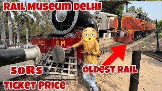 Rail museum delhi ticket price full tour all information 2023  Chanakyapuri Nearest Metro [upl. by Airdnassac27]