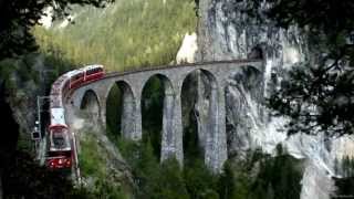 Sur les traces du Glacier Express balade dans les Grisons [upl. by Arim515]