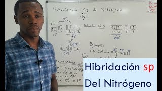 Hibridación sp del Nitrógeno  Enlaces Sigma y Pi  Geometría Lineal [upl. by Haraz]