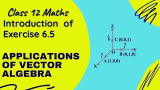 12th Maths Exercise 65 Introduction  Applications of Vector Algebra  Tamil [upl. by Ynetsed]