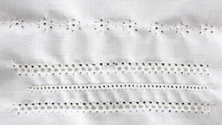 How To Sew A Hemstitch Using A Wing Needle [upl. by Alric]