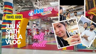 Jiju k sath gye gaming zone😍dlf famous noida mall best gaming area✅👍 vlogs gaming dlf noida [upl. by Whitten]