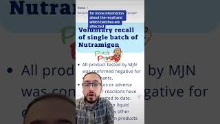 Nutramigen recall [upl. by Enicul]