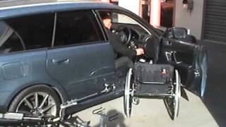 TiLite Wheelchair easy quotin and outquot of Subaru Legacy [upl. by Attalie]