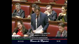 La dichiarazione di voto del nostro Francesco Silvestri sulla Legge di Bilancio 2024 [upl. by Shaylah]