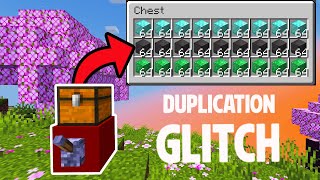 Minecraft 121 EASY Duplication Glitch ANY Item [upl. by Durkee]