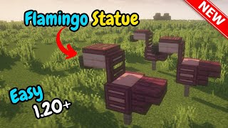 How to build flamingo minecraft 2024 [upl. by Etselec]