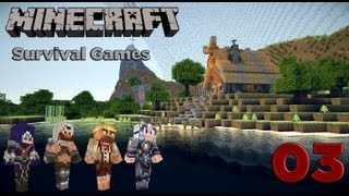 Minecraft Survival Games Ep 03 ft Teweran MinersGmbH TheST0RMXT FullHDAut [upl. by Yllak443]