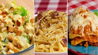 4 recetas ITALIANAS MUY POPULARES muy FÁCILES de hacer para que siempre queden bien [upl. by Hinman]