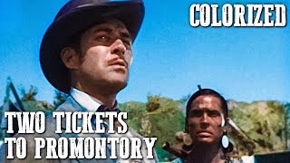 Yancy Derringer  Two Tickets to Promontory  EP34  COLORIZED  Series Finale [upl. by Gennaro991]