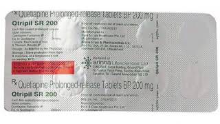 Qtripil SR 200 Tablets Quetiapine Prolongedrelease Tablets BP 200 mg [upl. by Yenwat]