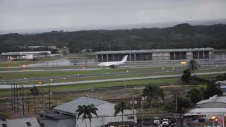 Aloha Air Cargo Boeing 737200  TakeOff from Hilo Hawaii [upl. by Irwinn755]