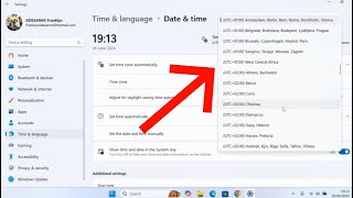 How to Change Time Zone on Windows 11  Manual Time Zone and Automatic Time Zone [upl. by Ahgiel202]