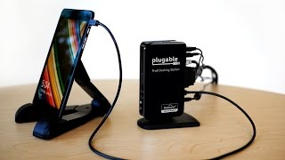 Plugable Pro8 Charging amp USB Dock for the Dell Venue 8 Pro and More [upl. by Hplodnar]