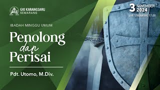 LIVE STREAMING KEBAKTIAN  MINGGU 3 NOVEMBER 2024  GKI KARANGSARU  PUKUL 1700 WIB [upl. by Leaffar]