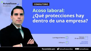 Acoso laboral ¿Que protecciones hay dentro de una empresa [upl. by Ayin]