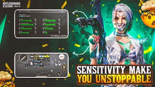 BGMI 31 NEW UPDATE ZERO RECOIL SENSITIVITY 🔥  BGMI BEST SENSITIVITY SETTINGS  BGMI BEST CANTROLS [upl. by Annairdua]