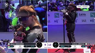 Final 10m Air Rifle Women  ISSF GP 10m Ruse Slovenia 15012022 [upl. by Aluor]