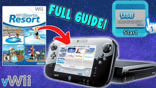 How to Play Backed up Wii Games on Wii U USB Loader GX Guide vWii 2024 [upl. by Janicki]