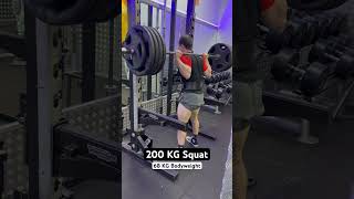 200 KG Squat At 68 KG Bodyweight All Natural [upl. by Dowling]