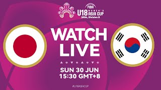 3RD PLACE GAME Japan v Korea  Full Basketball Game  FIBA U18 Womens Asia Cup 2024  Divison A [upl. by Merilyn]