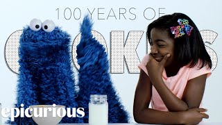 Kids Try 100 Years of Cookies with Cookie Monster [upl. by Lot510]