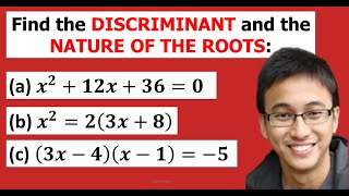 GCE O Level Additional Mathematics Lesson 1 Quadratic Equations [upl. by Pippa]