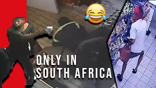 OPPORTUNISTIC THIEVES FAILS amp MORE FUNNY MOMENTS CAUGHT ON CAMERA AT SOUTH AFRICAN PETROL STATIONS [upl. by Taub73]