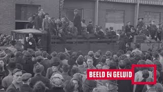 Nederlandse repatrianten terug uit Duitsland 1945 [upl. by Landre]