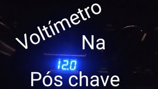 Como instalar voltímetro na pós chave [upl. by Igig]