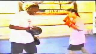 Roger Mayweather Working the Mitts Explains how it works [upl. by Popele10]