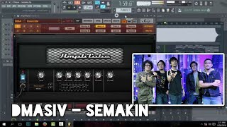 Dmasiv  Semakin Karaoke FL Studio [upl. by Mohl121]