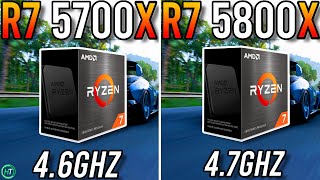 Ryzen 7 5700X vs Ryzen 7 5800X  Tested in 2023 [upl. by Kathleen]