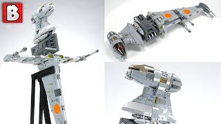 LEGO Bwing Starfighter MOC Minifigure Scale and Amazing [upl. by Kisung]