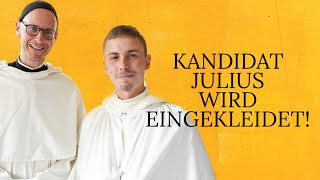 Wie wird sein neuer Name – Einkleidung von Kandidat Julius Kloster Vlog Pater Kilian [upl. by Ekud11]