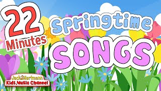 Springtime Songs  22 Minutes of Springtime Music for Kids  Jack Hartmann [upl. by Mcdermott6]