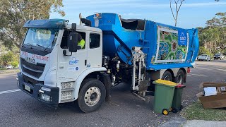 Central Coast Recycling  SL01164 Greens Truck on Recycling [upl. by Clintock747]