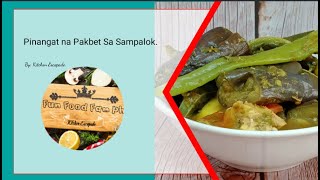 Ilocano Dish Pinangat na pakbet sa sampalok quotCABANATUAN RECIPEquot [upl. by Wyatan15]