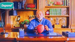 EMMITT SMITH DEPEND DISPOSABLE UNDERGARMENTS COMMERCIAL 2024  STATS MATTER  COWBOYS VS RAVENS NFL [upl. by Buerger]