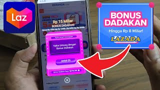 CARA BELANJA MENGGUNAKAN BONUS DADAKAN DI LAZADA [upl. by Wade]