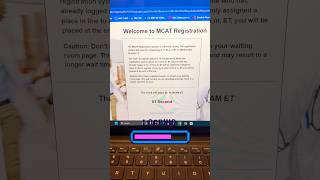 FORGOT to Register for MCAT Exam 😱 premed mcatprep [upl. by Asiel]